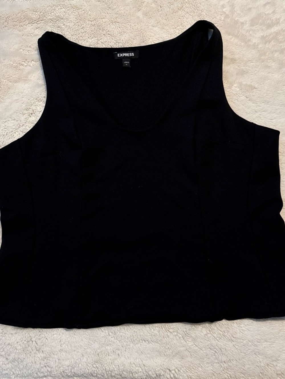 Express Black Scoop Neck Tank